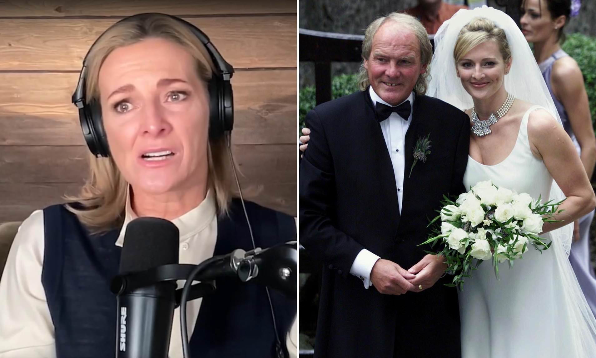 Gabby Logan breaks down in tears as she recalls time she had to protect late father Terry Yorath