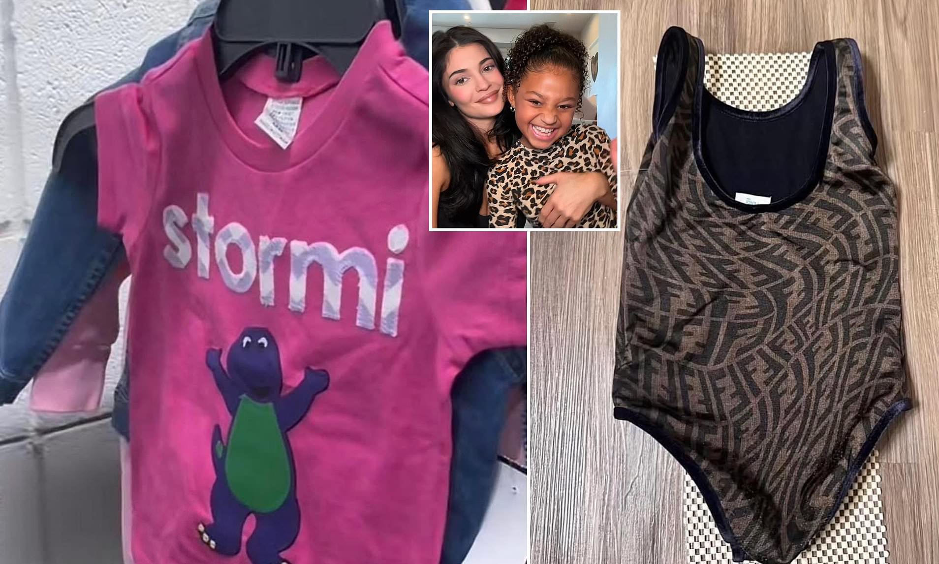 Kylie Jenner under fire after fan discovers daughter Stormi’s custom-made clothes at Goodwill